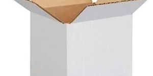 White Corrugated Box