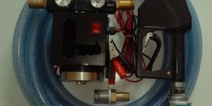 Dual Voltage Diesel Oil Pump with Flowmeter