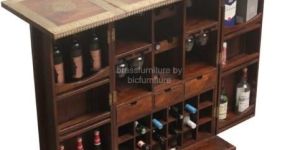 Brass Bar Cabinet