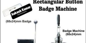 Rectangular Button Badge Machine