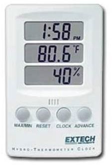 Hygro Thermometer Clock