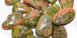 Igneous Rock Unakite Tumbled Stones