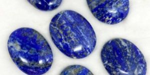 Lapis Lazuli Oval Shaped Loose Palm Stones