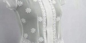 RFF-216 Lucknowi Chikankari Short Shirt