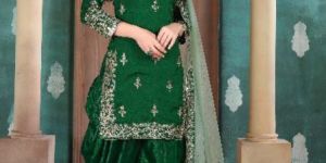 Art Silk Fancy Patiala Suit