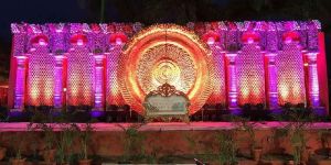 Fiber Wedding Stage for Banquet Hall Decoration