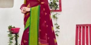 Printed Brasso Saree