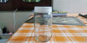 400 Ml Glass Jar with Plastic Cap