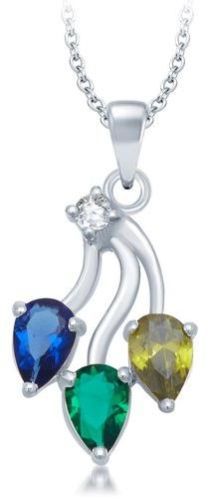 Opal Stone Silver Pendant