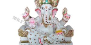 Marble Ganpati Statue