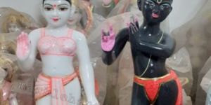 Marble Radha Krishna Statue