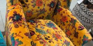 Single Seater Printed Sofa