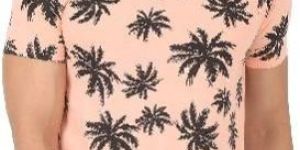 Mens Printed Round Neck T-Shirt