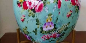 Metal Printed Planter