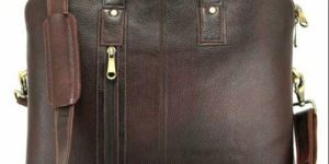 Leather Shoulder Laptop Bag