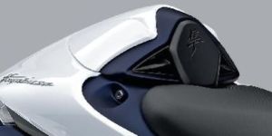 White and Matte Blue (B5N) Single Seat Cowling