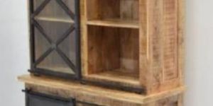 Wooden Glass Cabinet