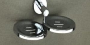 Round Series Stainless Steel Double Soap Dish