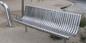 Outdoor Metal Bench