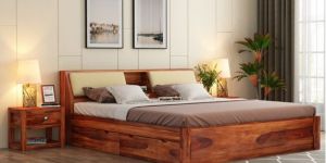 Wooden Bed