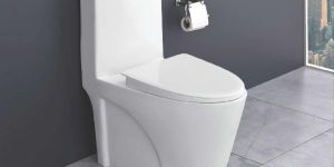 White Western Commode