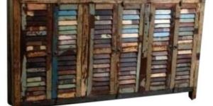 Boat Wood Sideboard Cabinet