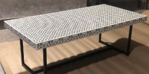 Bone Inlay Coffee Table
