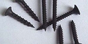 Black Mild Steel Screw