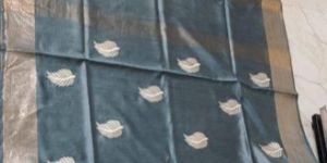 Embroidered Silk Saree