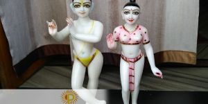 Marble Radha Krishna Statue