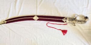 Inlay Art Silver Work Sword