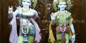 Marble Radha Krishna Statue