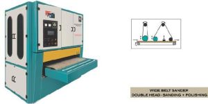 Wide Belt Sander Double Head Sanding and Polishing Machine