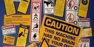 Caution Polycarbonate Labels