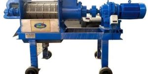 BIO GAS SLURRY SOLID LIQUID SEPERATOR DEWATERING MACHINE