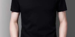 T-shirt for Men's Black and White Short Sleeves