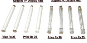 Optical Goggles Frame Display Rod (PP and PC)