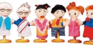 Family Glove Puppets Set