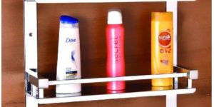 KI 902 Bathroom Double Shelf Cabinet