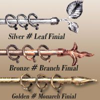 Wrought Iron Curtain Rods
