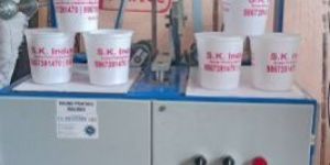 Semi Auto Round Food Container Screen Printing Machine