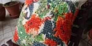 Vintage Patch Cushion Cover