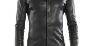 Mens Leather Shirt