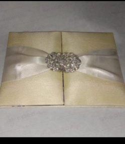 Silk Invitation Box