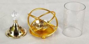 Golden Crystal Diya