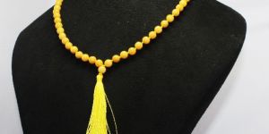 Yellow Jade 108 Beaded Necklace
