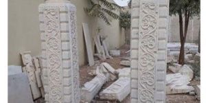 Marble and Sandstone Column