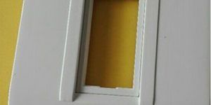 White Electric Switch Plate