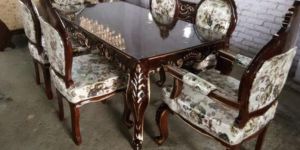 Wooden Royal Carved Dining Table