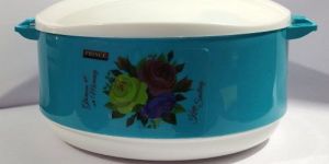 Insulated Blue Plastic Casserole